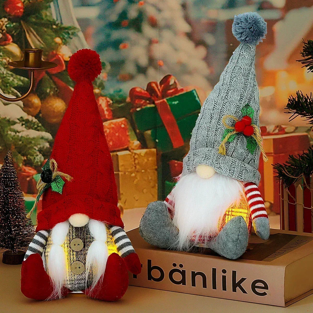 Skanto | Christmas Gnome Decoration | LED Night Light | Warm Glow