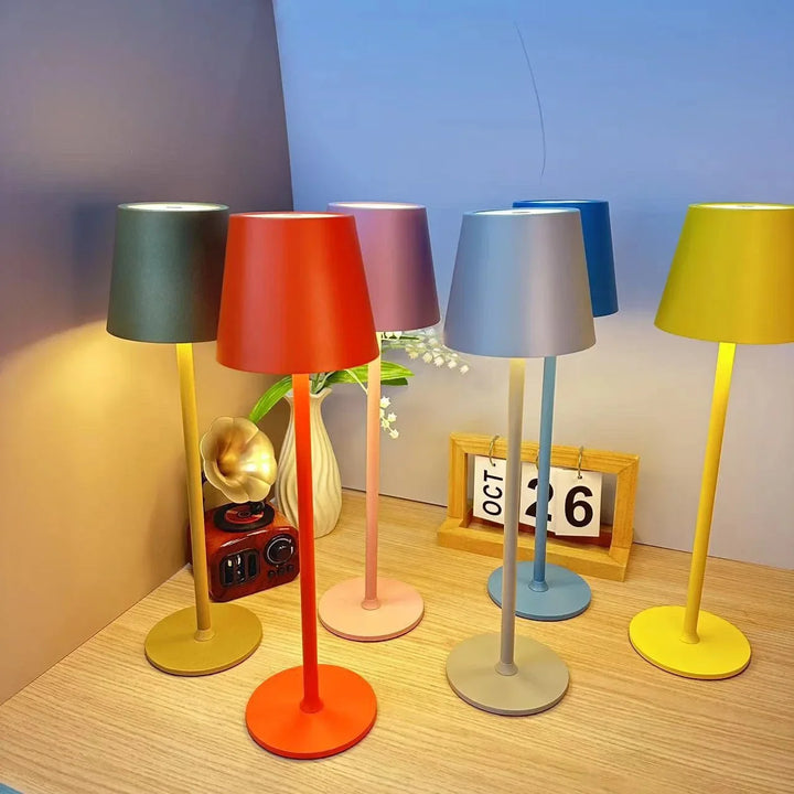 Portable LED Touch Table Lamp with Rechargeable Battery