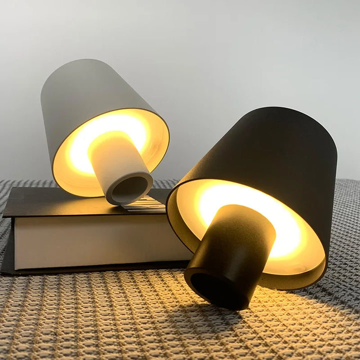 Portable LED Touch Table Lamp with Rechargeable Battery