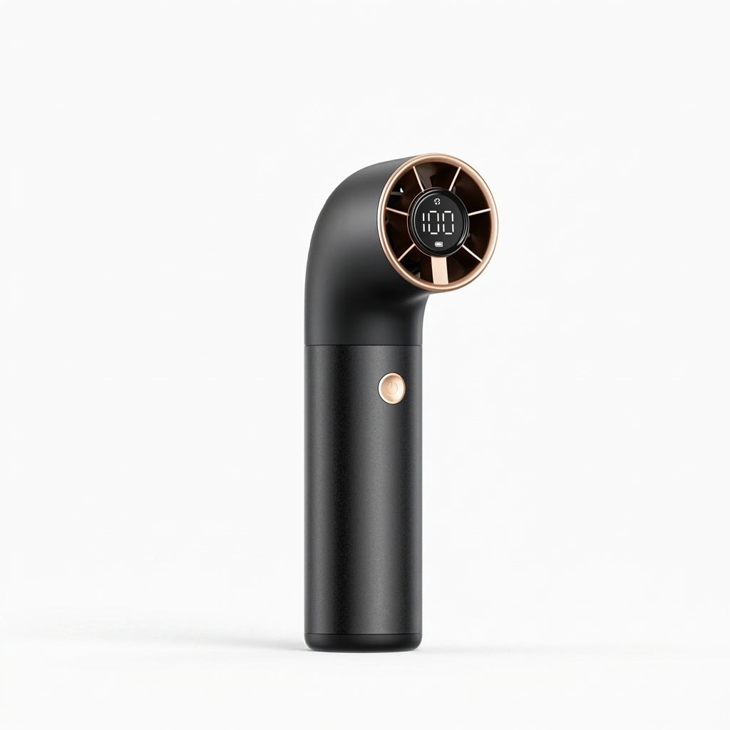 Handheld Turbo Fan | Rechargeable High-Speed Portable Cooling Fan 1