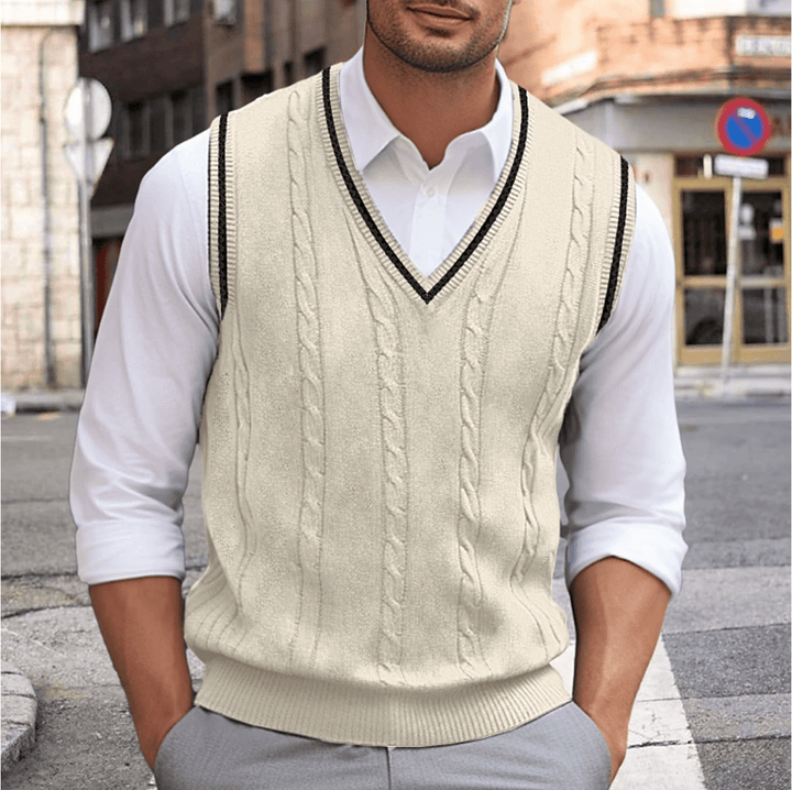 Men's Knitted Winter Gilet
