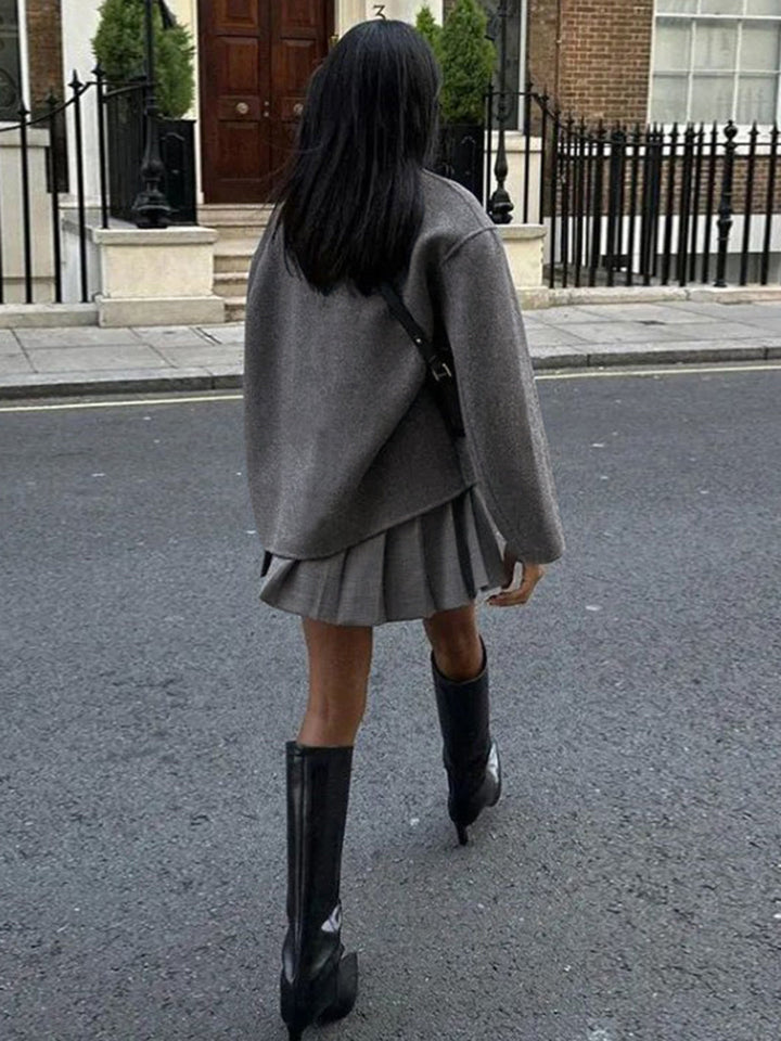 Women's Classic Double-Breasted Coat