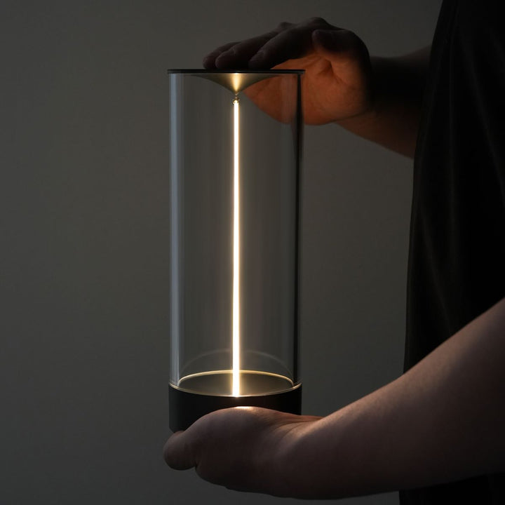 Cylindrical Beam Table Lamp | Modern Column Light, Two Sizes