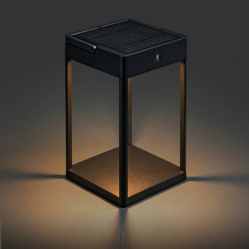 Luxury Solar Lantern | Modern Rechargeable Outdoor LED Lantern 0