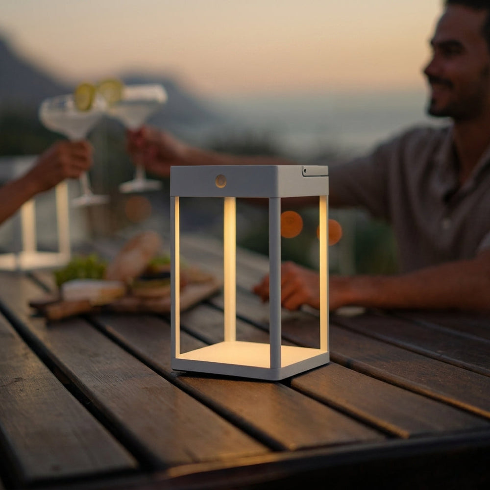 Luxury Solar Lantern | Modern Rechargeable Outdoor LED Lantern 1
