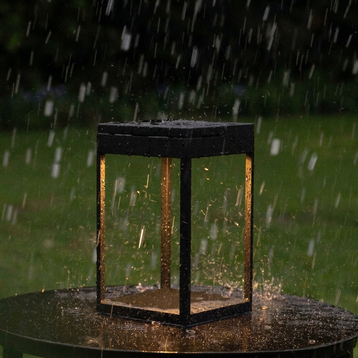 Luxury Solar Lantern | Modern Rechargeable Outdoor LED Lantern 4