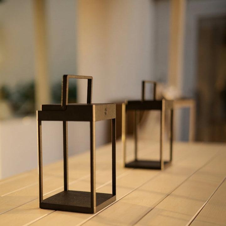 Luxury Solar Lantern | Modern Rechargeable Outdoor LED Lantern 8