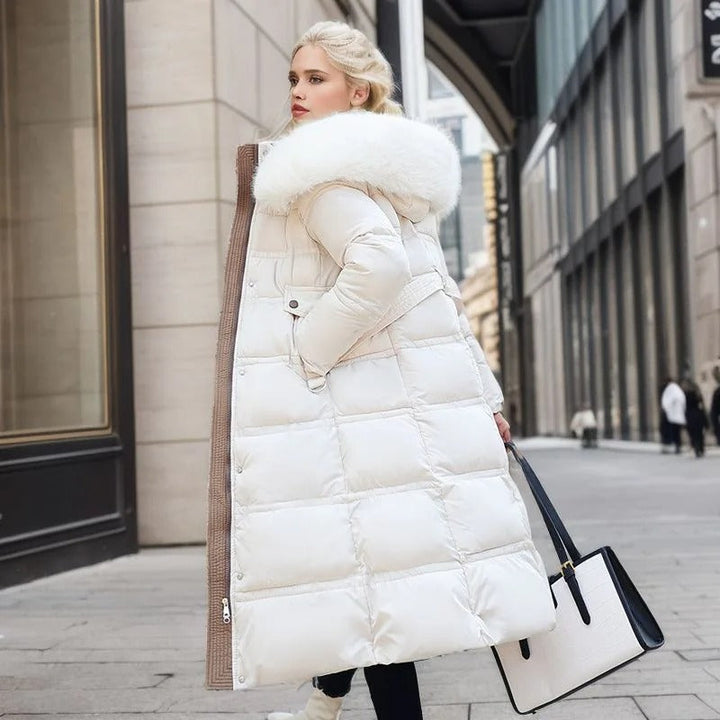 Women's Long Warm Hooded Winter Coat