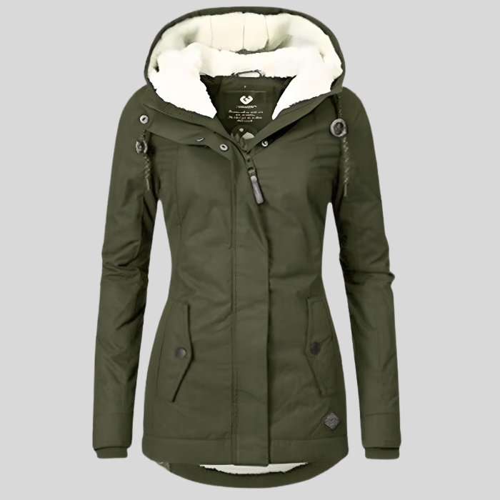 Women's Hooded Cold-Weather Coat