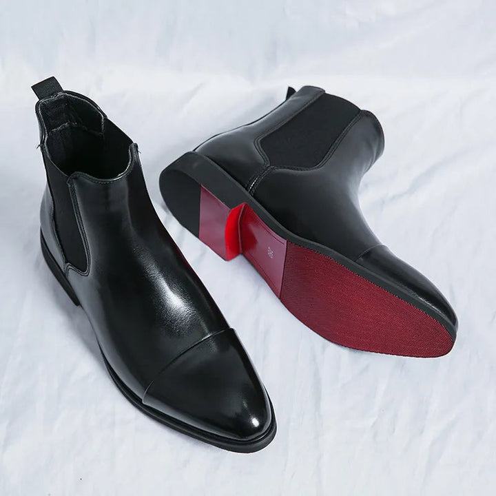 Men's Premium Leather Chelsea Boots for Daily Wear