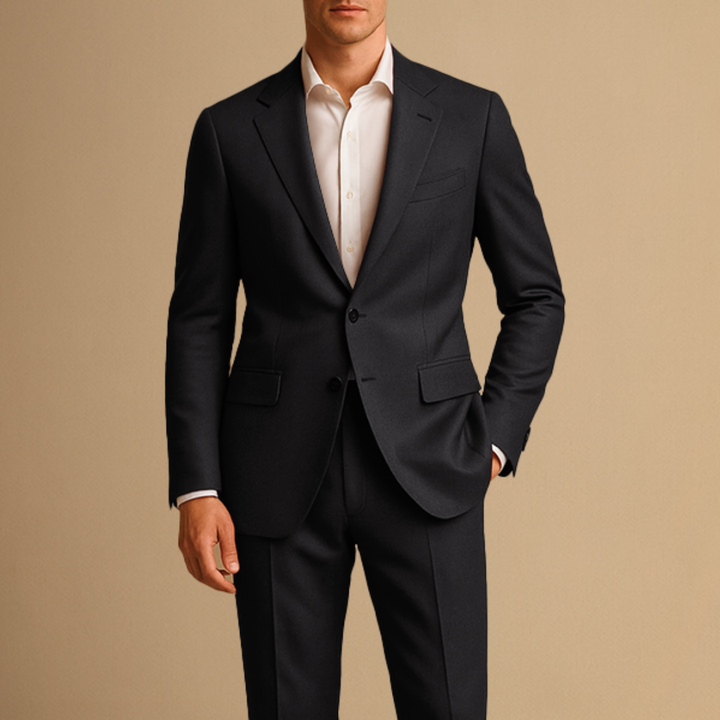Men's Slim Fit Two-Piece Suit, Lightweight for Weddings
