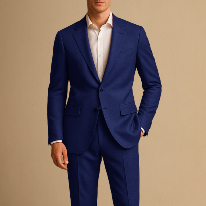 Men's Slim Fit Two-Piece Suit, Lightweight for Weddings