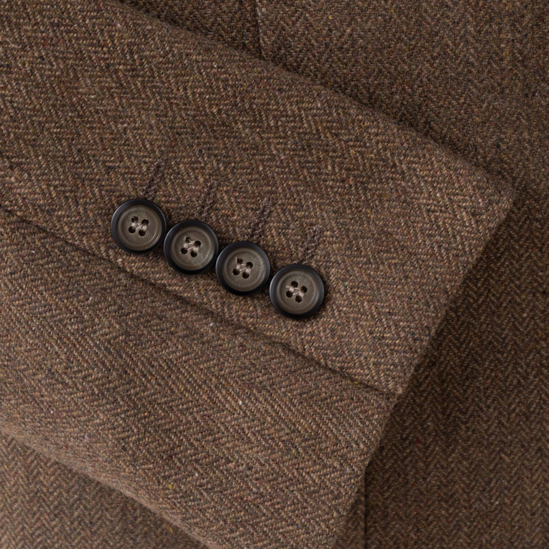 Men's Three-Piece Slim Fit Suit with Matching Waistcoat