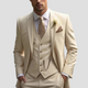 Men's Three-Piece Tailored Suit, Slim Fit for Weddings