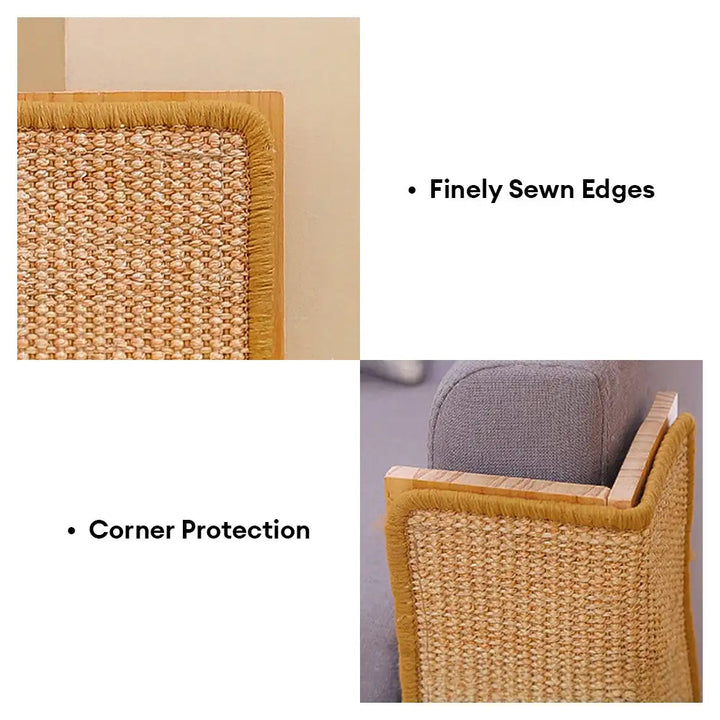 Multifunctional Sofa and Wall Corners Protection Sisal Cat Scratching Board 3