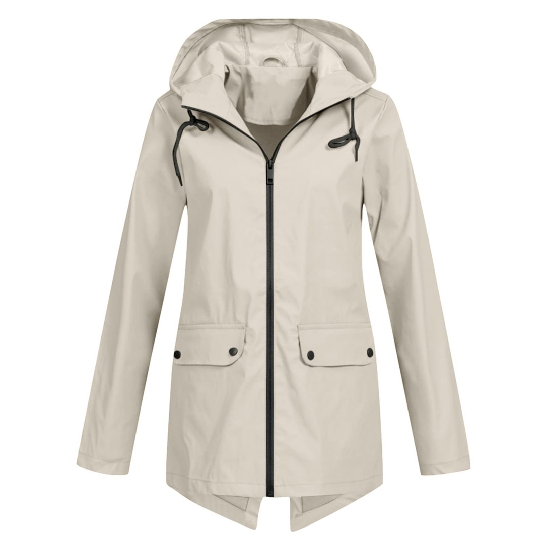 Women's Casual Urban Hooded Jacket with Full Zip