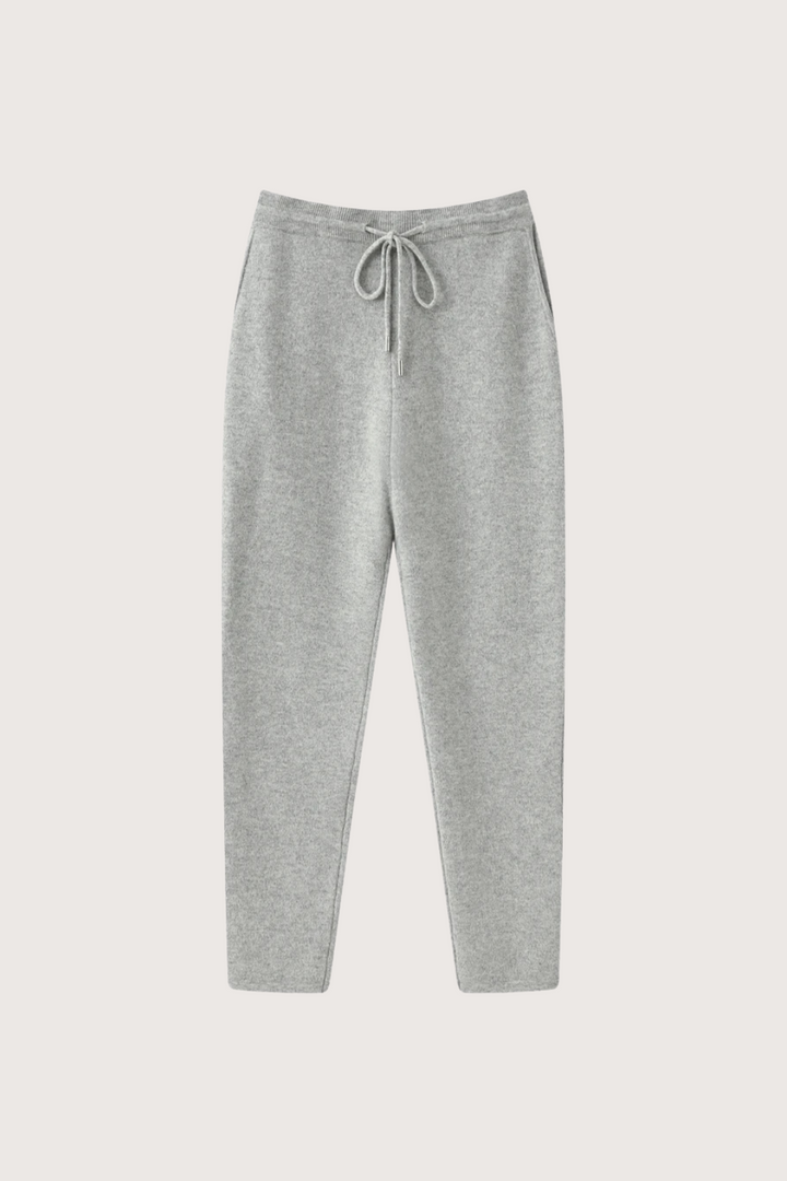 Men's High-Waisted Merino Wool Trousers, Thick and Warm
