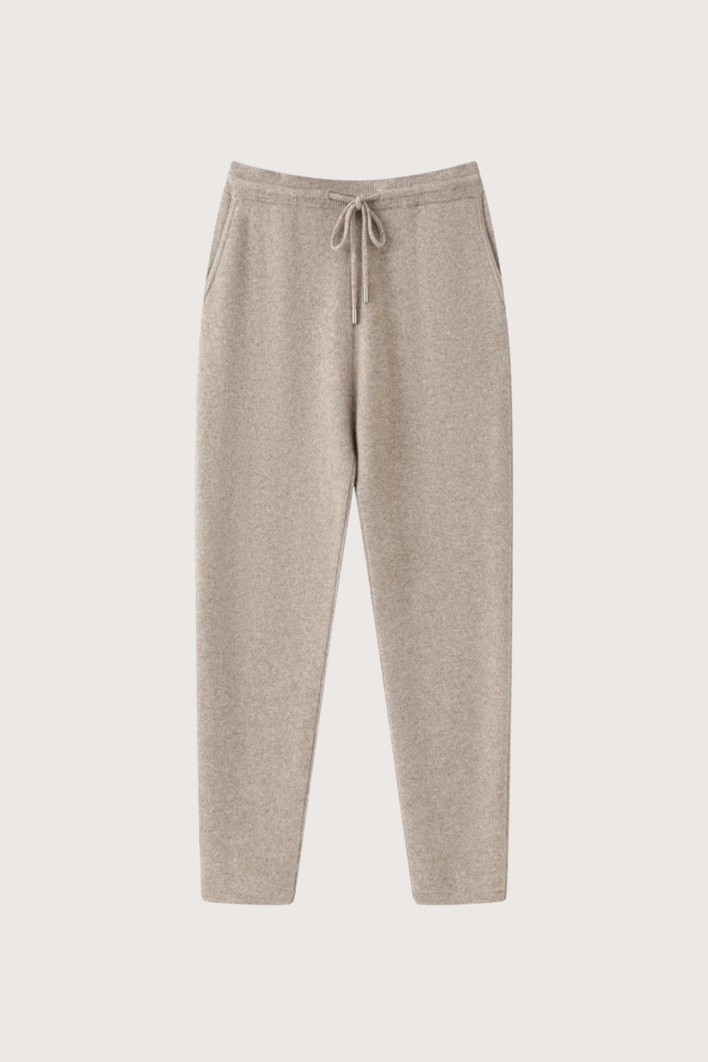 Men's High-Waisted Merino Wool Trousers, Thick and Warm