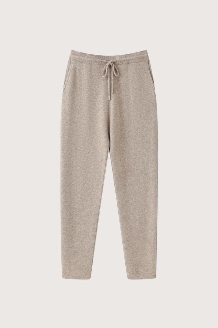 Men's High-Waisted Merino Wool Trousers, Thick and Warm