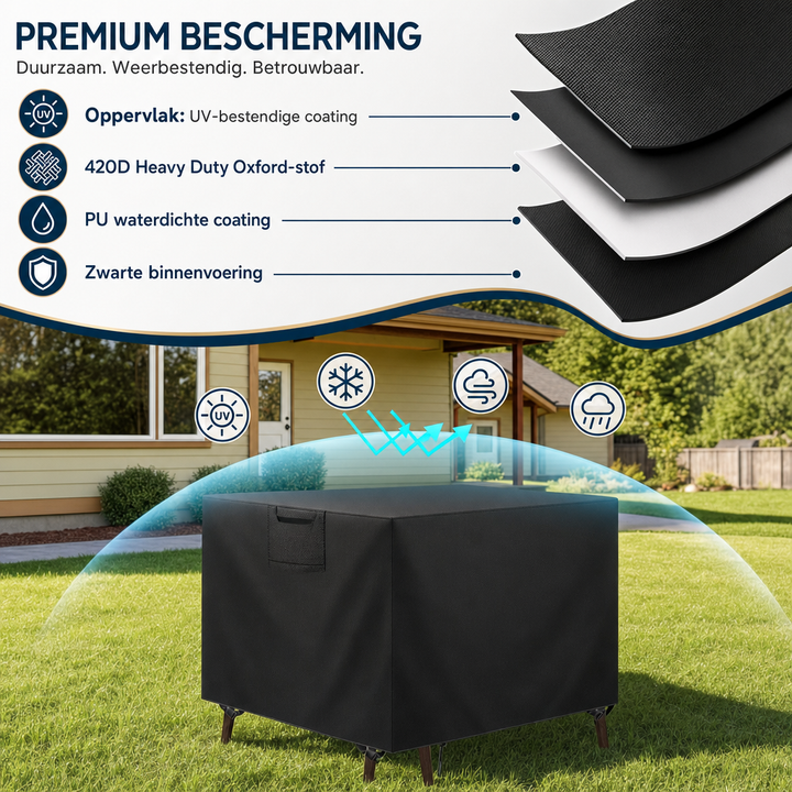 Waterproof Garden Furniture Cover | 420D Oxford Patio Cover