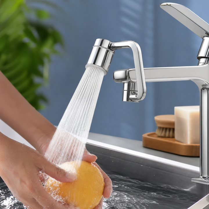 1080° Swivel Tap Extender | Stainless Steel Splash-Free Aerator