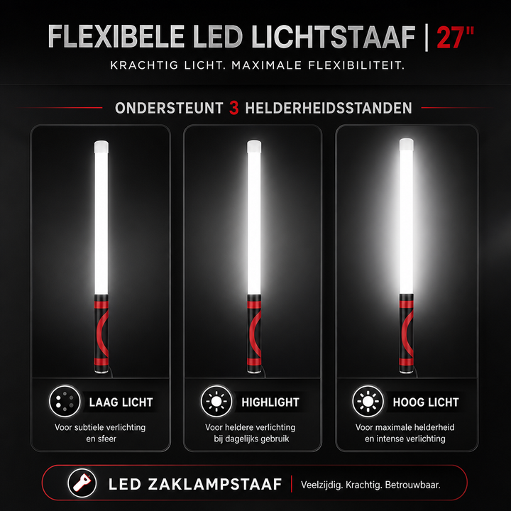 Flexible LED Work Light 76cm | Rechargeable Bendable Torch