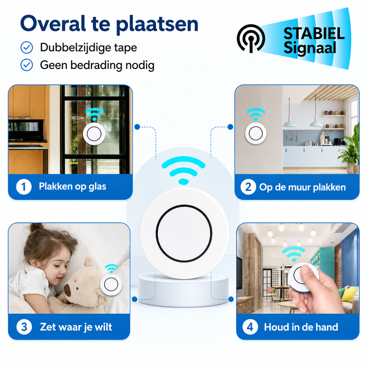Wireless Light Switch with Remote | RF 433MHz, No Wiring