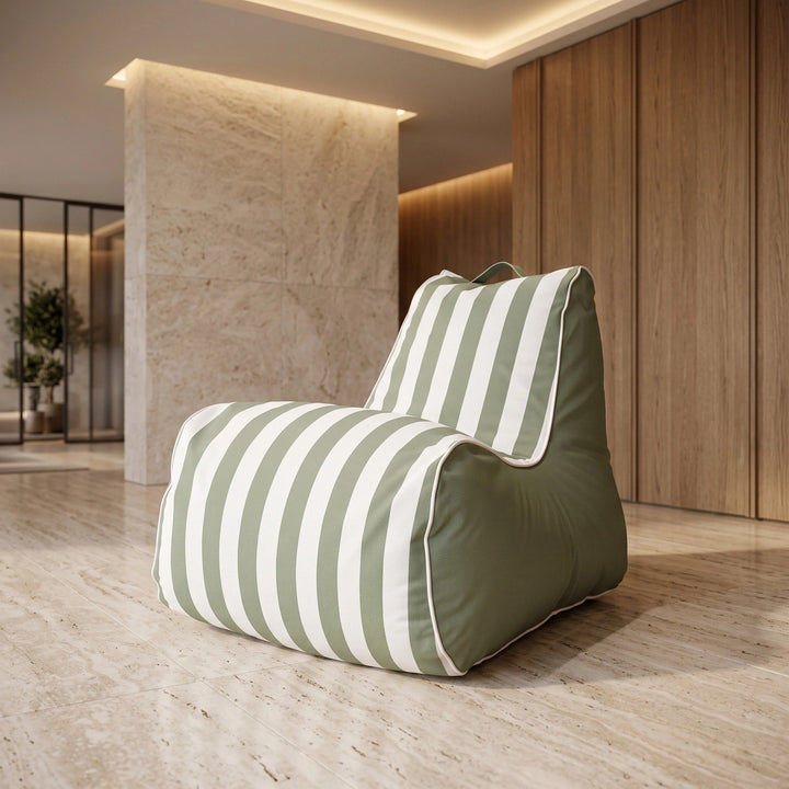Outdoor Bean Bag Cover - Weather Resistant Garden Lounge Chair Cover 5