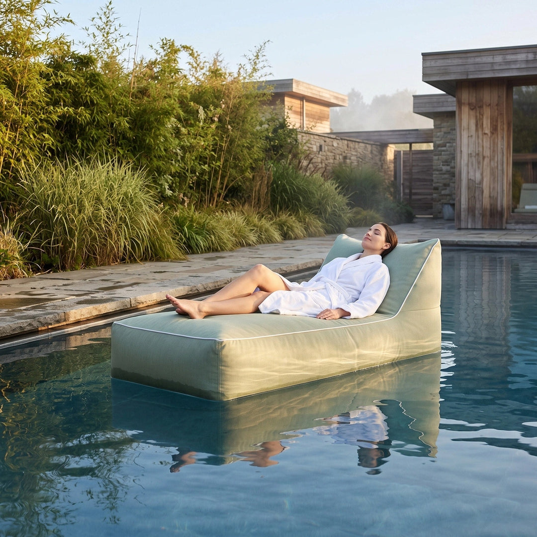 Outdoor Bean Bag Pool Float Cover - Water Resistant Lounge Cover 4