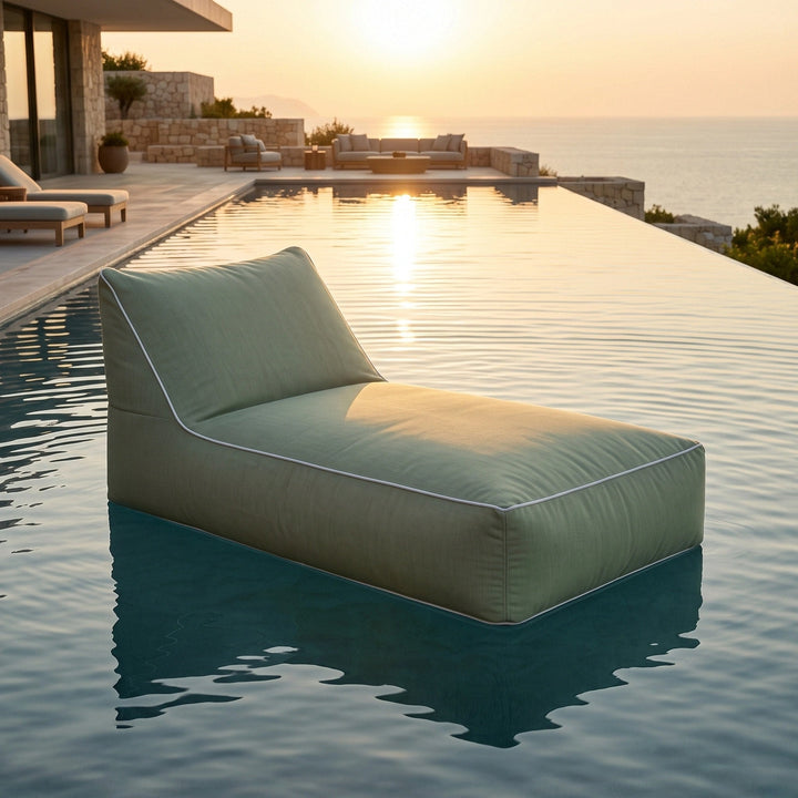 Outdoor Bean Bag Pool Float Cover - Water Resistant Lounge Cover 7