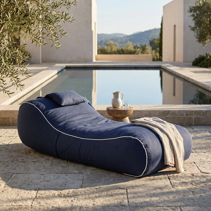 Outdoor Bean Bag Sun Lounger Cover - Garden Reclining Bean Bag Cover 1