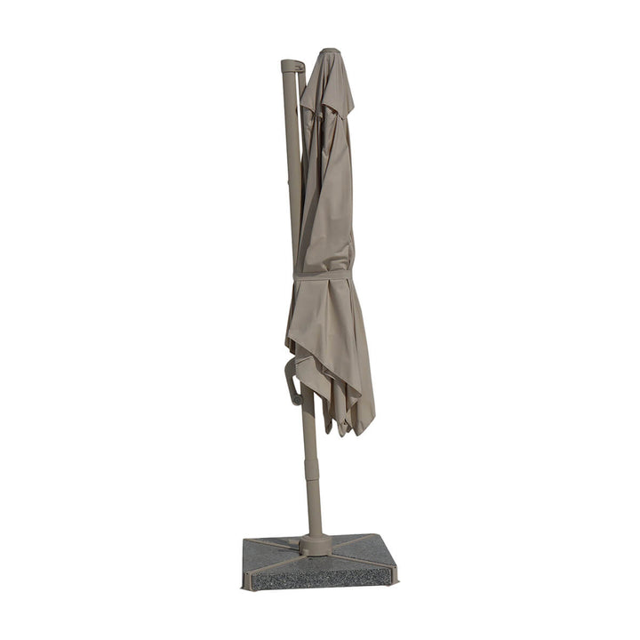 Outdoor Cantilever Garden Parasol with Base Weights | Square Patio Umbrella 3