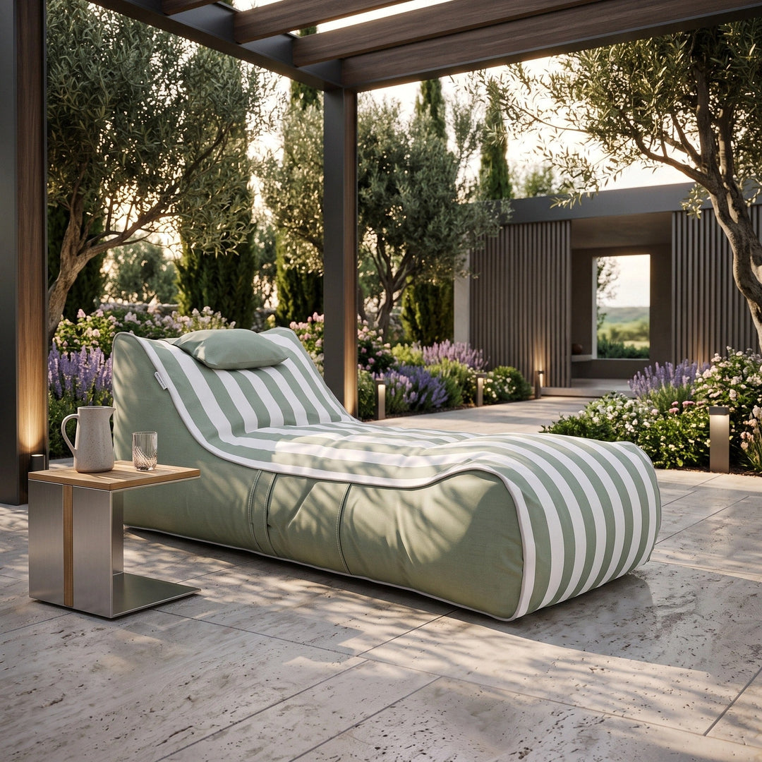 Outdoor Sun Lounger Bean Bag Cover - Premium Patio Lounger Without Filling 5