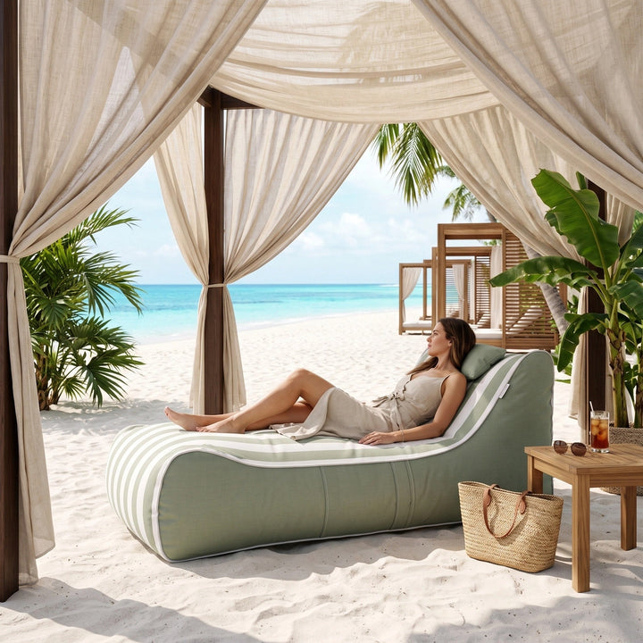 Outdoor Sun Lounger Bean Bag Cover - Premium Patio Lounger Without Filling 6