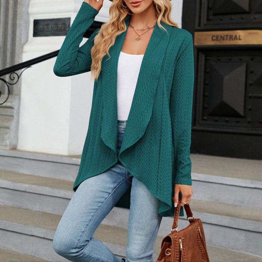 Women's Oversized Cardigan in Green in Green, image 1