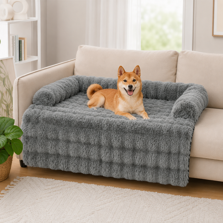 Plush Dog Bed with Ultimate Pet Comfort 1