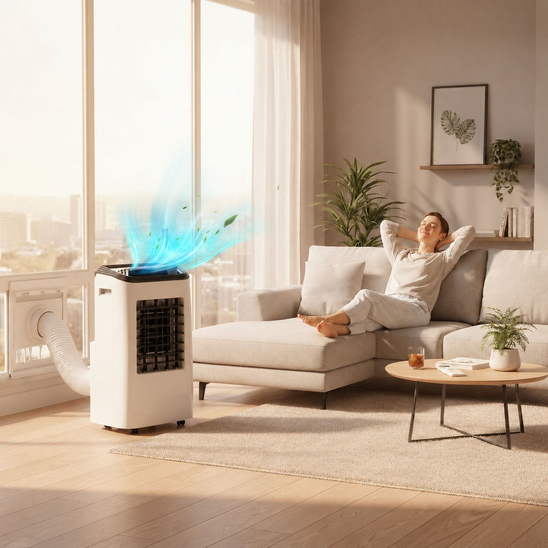 Portable Air Conditioner 12000 BTU| 3-in-1 Air Conditioner, Fan & Dehumidifier | Quiet AC Unit for Rooms up to 51m² 0