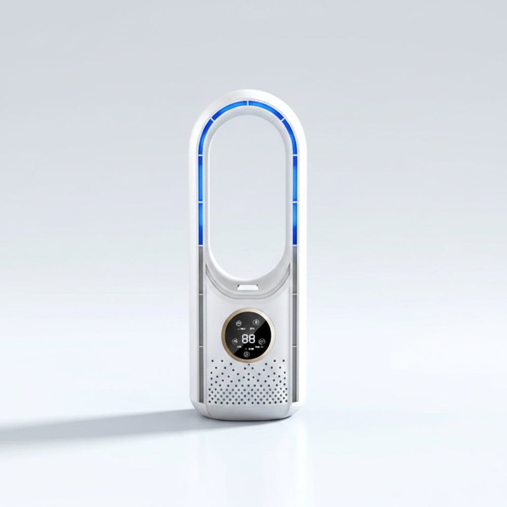 Portable Air Cooler | Compact Bladeless Cooling Unit | Quiet Efficient Design for Small Spaces 1