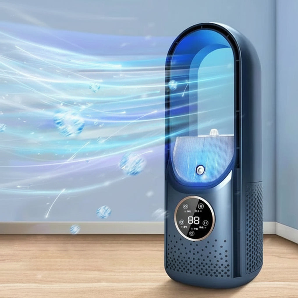 Portable Air Cooler | Compact Bladeless Cooling Unit | Quiet Efficient Design for Small Spaces 5