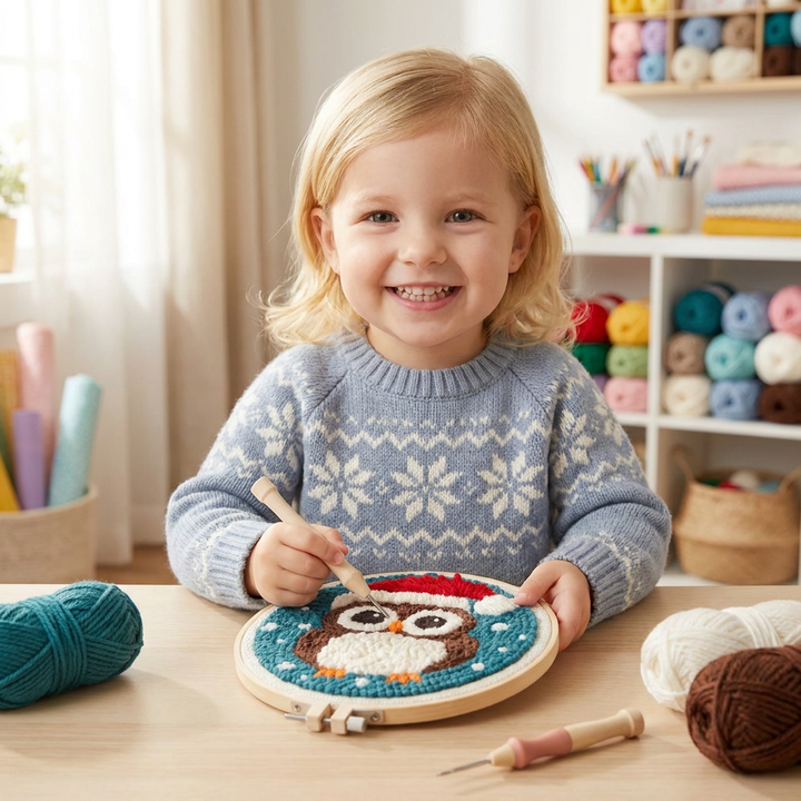 Punch Needle Embroidery Starter Kit – Beginner DIY Set with Beautiful Patterns 14