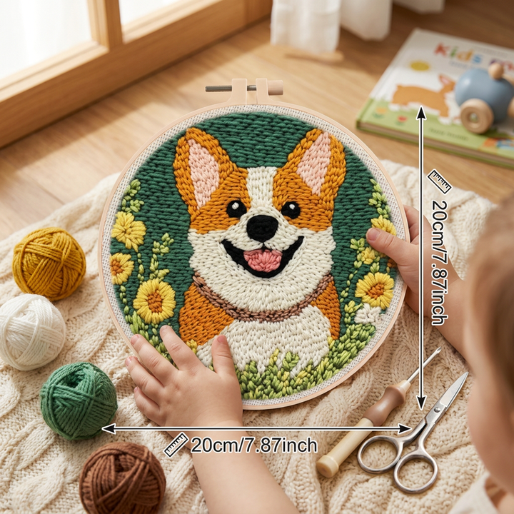 Punch Needle Embroidery Starter Kit – Beginner DIY Set with Beautiful Patterns 6