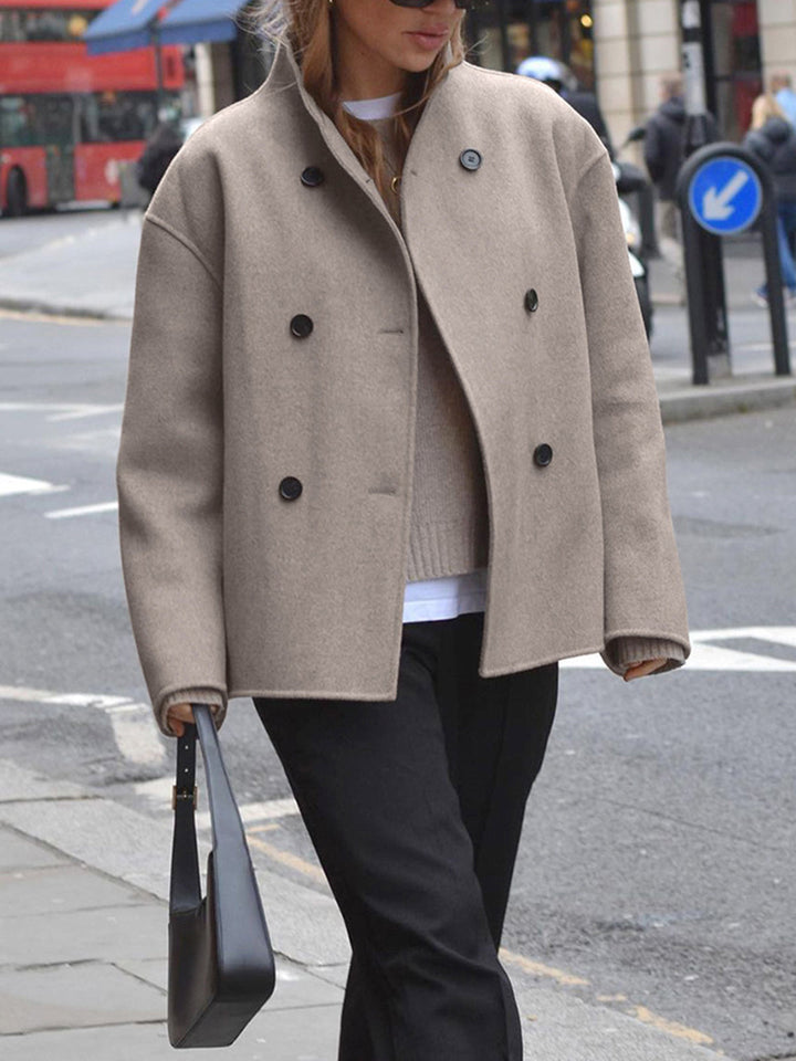 Women's Classic Double-Breasted Coat