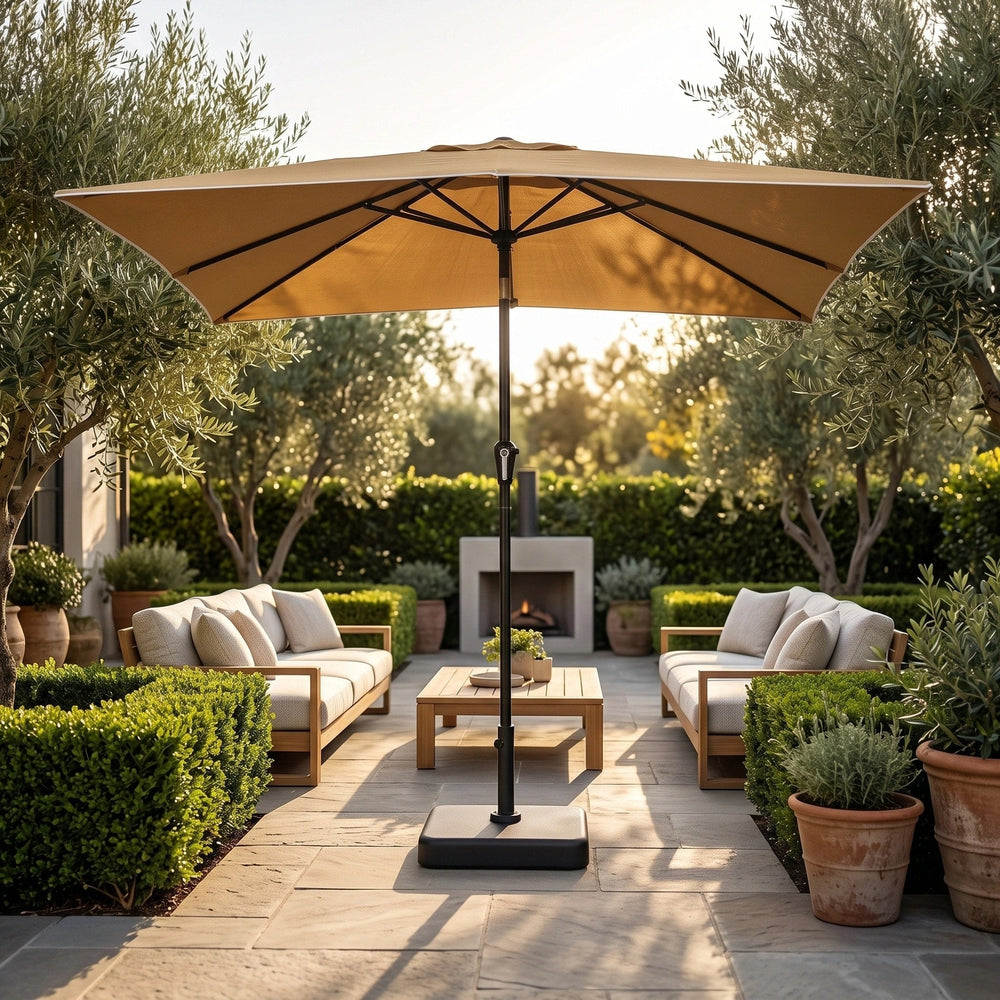 Rectangular Parasol Replacement Canopy - 200 x 300cm Waterproof Outdoor Umbrella Cover 1