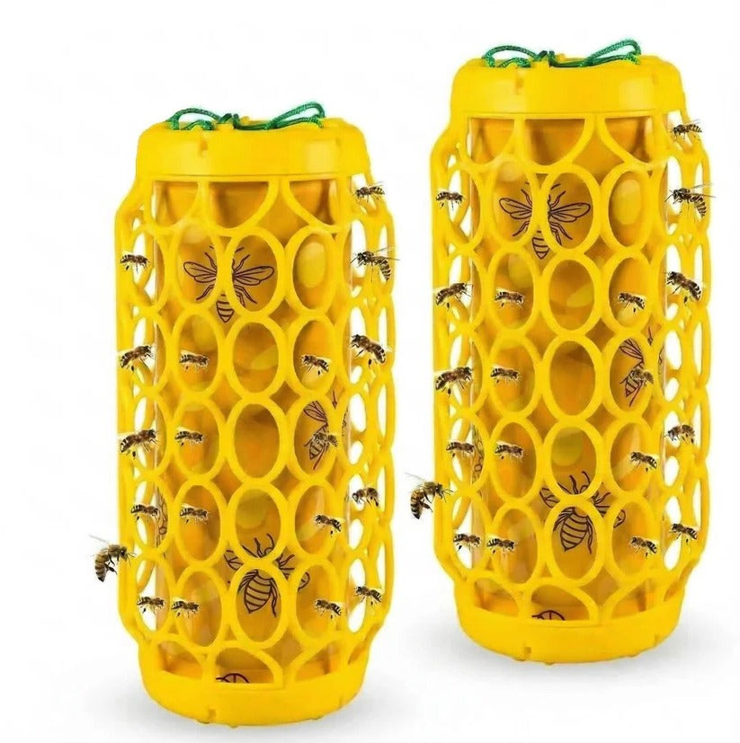 Reusable Hanging Wasp and Hornet Catcher Trap for Outdoor Garden Use, Set of 2 7