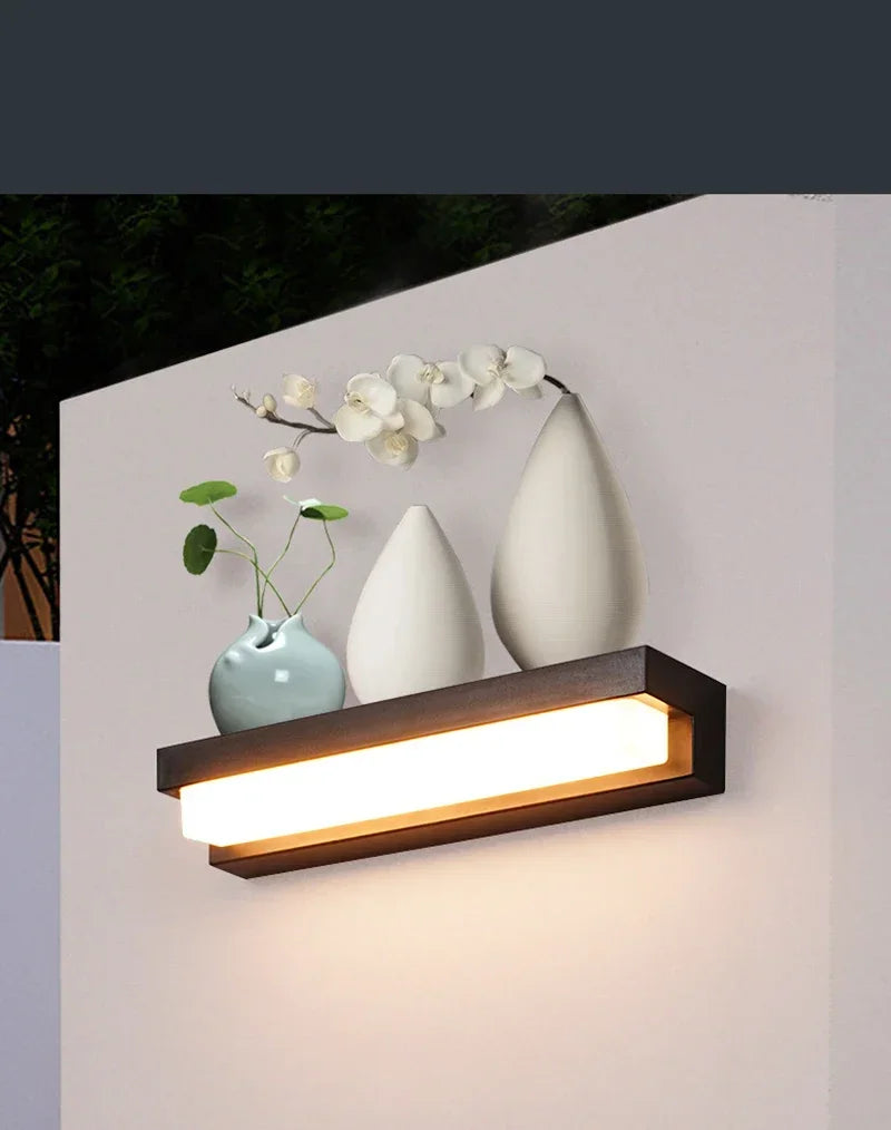 Outdoor Solar LED Wall Light – Waterproof Garden Wall Lamp | IP65