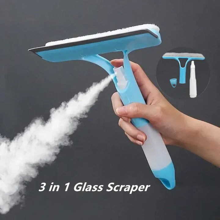 Household Multifunctional Glass Wiper With Watering Can Glass