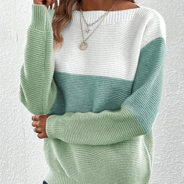 Women's Cashmere-Blend Winter Roll-Neck Top