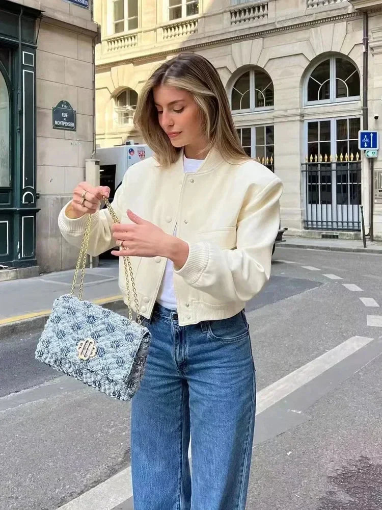 Women's Casual Front-Pocket Jacket