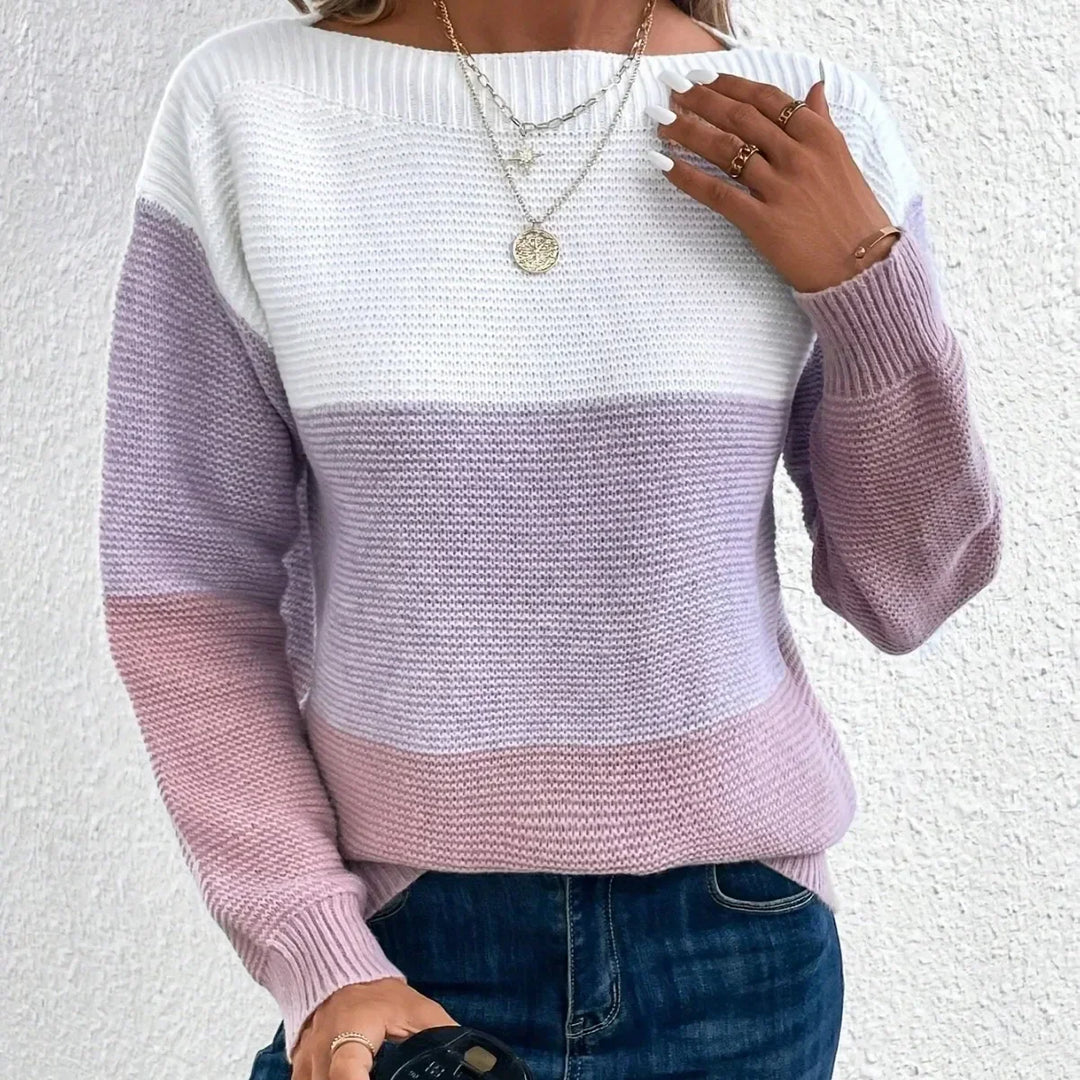 Women's Cashmere-Blend Winter Roll-Neck Top