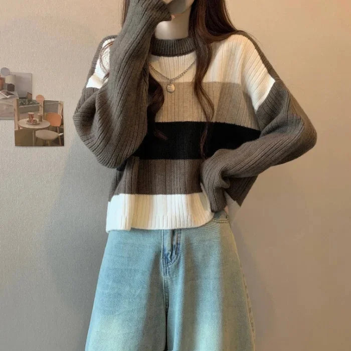 Women's Cashmere-Blend Winter Roll-Neck